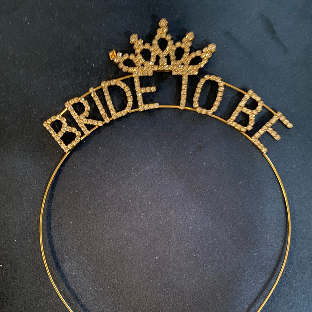 Bride To Be Rhinestone Headband